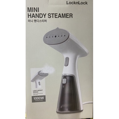 [LOCK&amp;LOCK] BÀN ỦI HƠI NƯỚC CẦN TAY MINI HANDY STEAMER, CÔNG SUẤT 1.000W - ENI148WHT