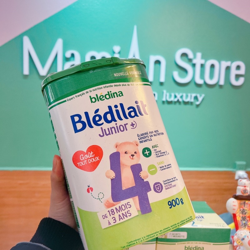 [Mẫu Mới] Sữa bột Bledilait Bledina số 4 hộp 900g - babystore