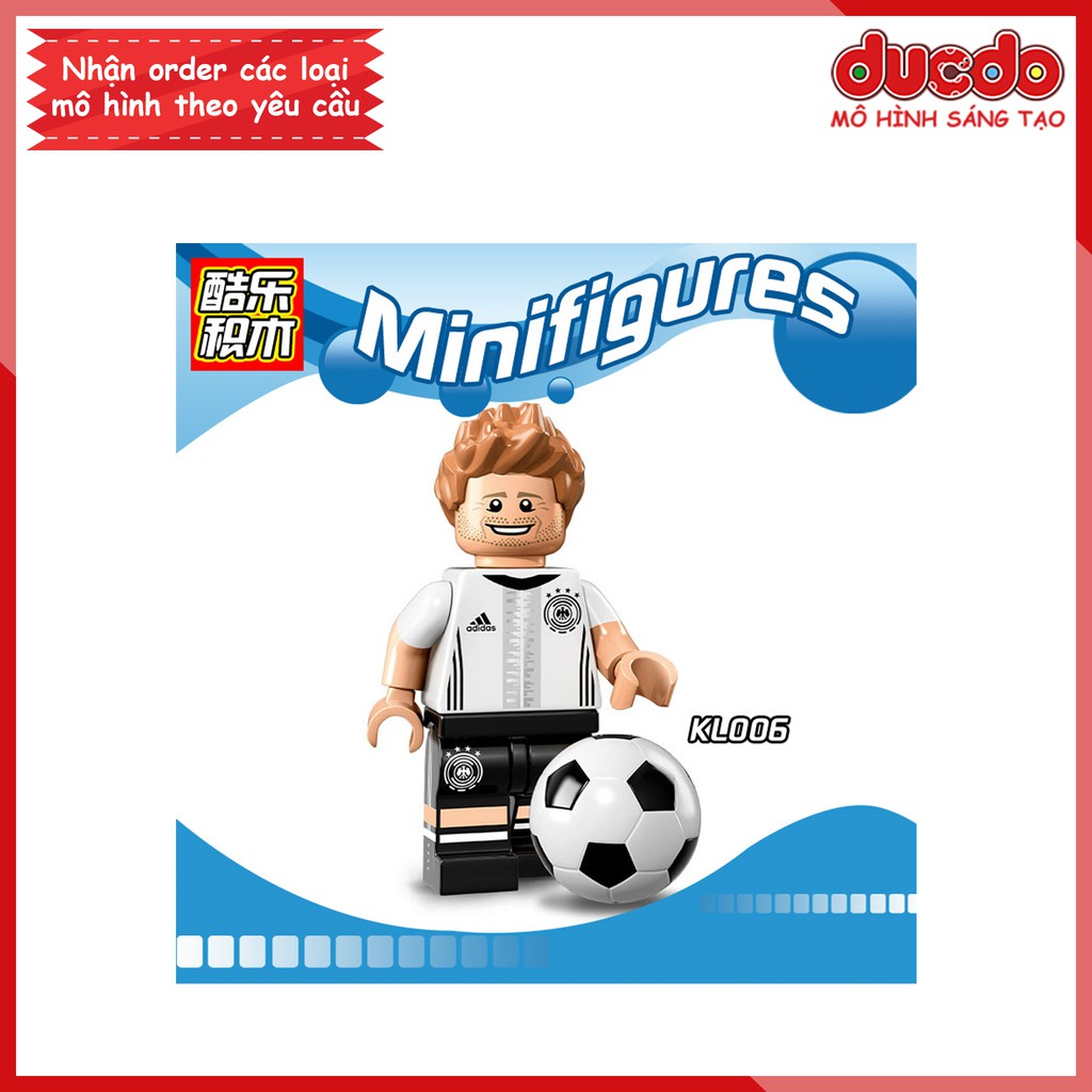 Minifigures các danh thủ bóng đá Đức - Đồ Chơi Lắp Ghép Xếp Hình Mini Mô hình KL9001