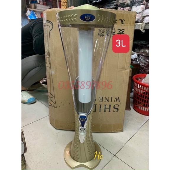 Tháp bia gạo 3L.  Loai 1. Ảnh chụp thật