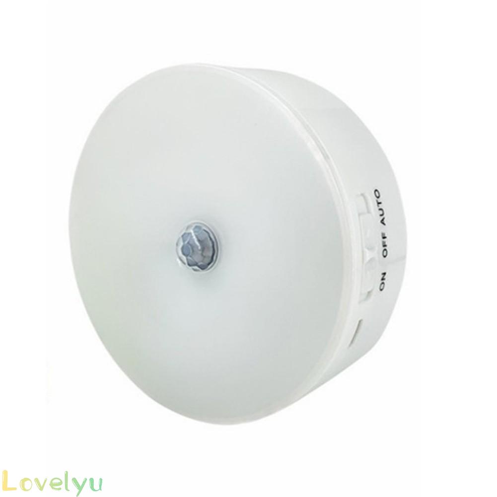 ◀READY▶Wireless 6LED PIR Motion Sensor Night Light USB Rechargeable Cabinet Closet Lamp# Good Quality