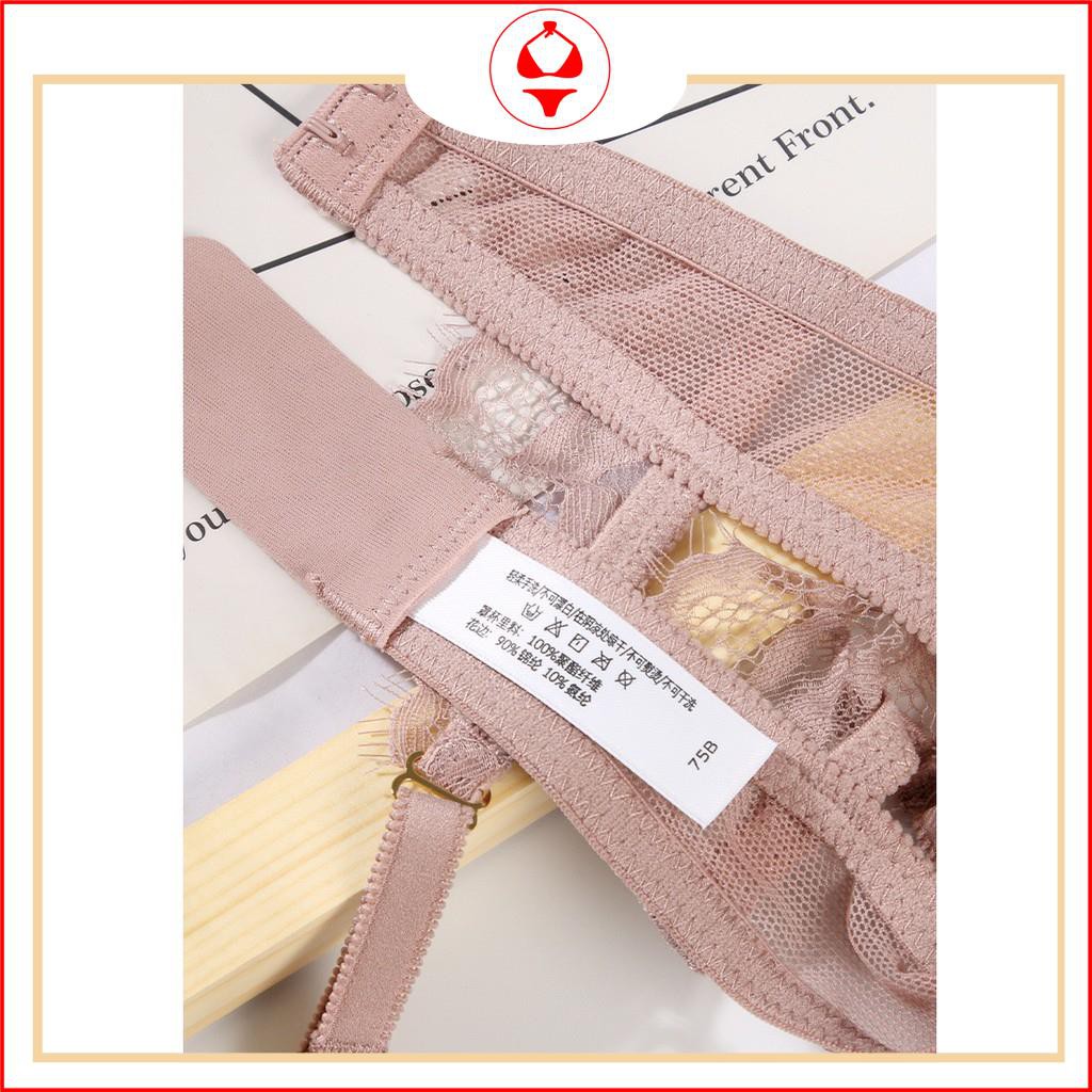 Bộ đồ lót ⚡kèm quà tặng ⚡ Set đồ lót cao cấp  khuy vàng ren mút mỏng có gọng C1219 | BigBuy360 - bigbuy360.vn