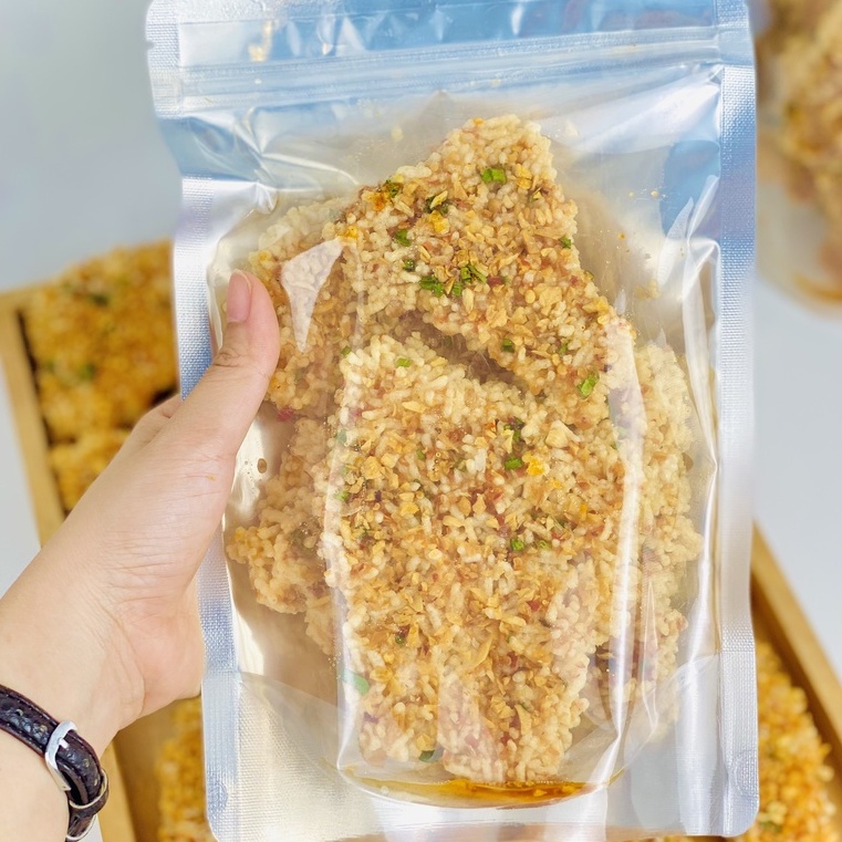Cơm cháy mắm tỏi - 1 gói 200gr