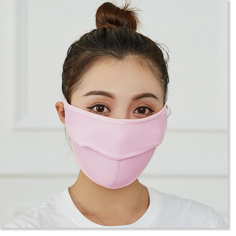 Khẩu trang Ninja 2 lớp vải cotton thông hơi che kín mặt chống nắng chống bụi nam và nữ - Khau trang | BigBuy360 - bigbuy360.vn