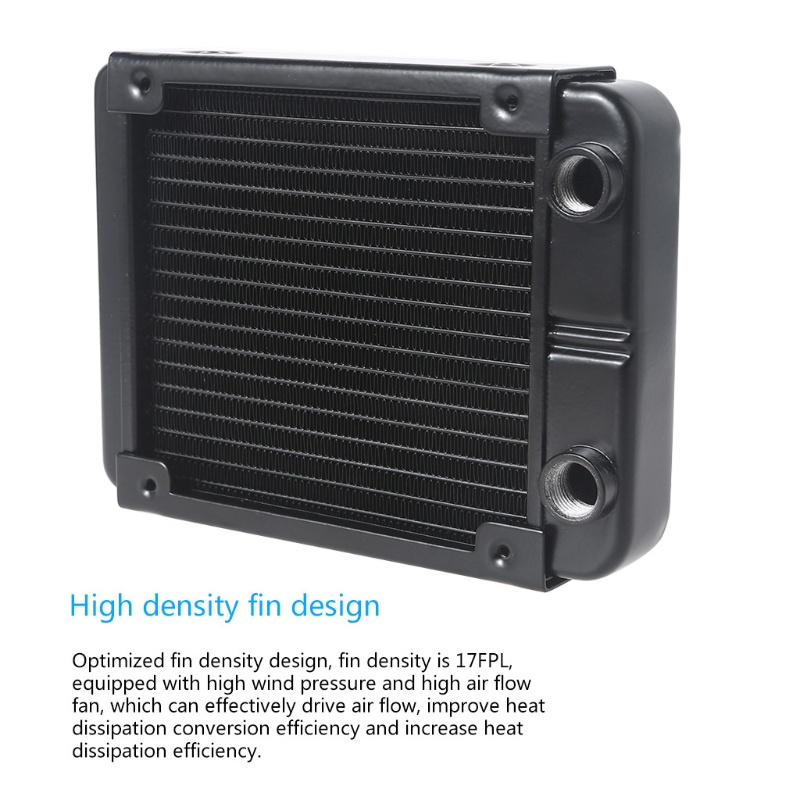 Hệ Thống Làm Mát Máy Tính Bằng Nhôm Nhiều Cổng G1 / 4 Ren 120mm