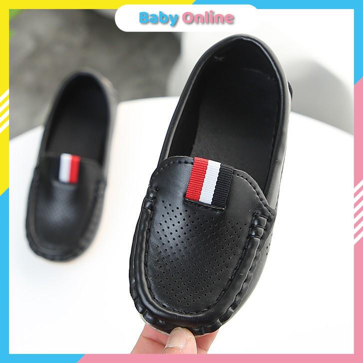 Giày Lười Moca Cho Bé Trai 2-6 tuổi Phong Cách Thời Trang Đáng Yêu Đế Mềm Chống Trơn