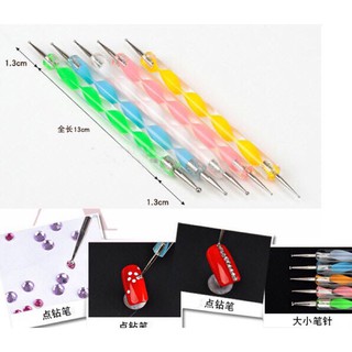 Bút Chấm Bi Chấm Đá Bộ 5 Cây Nail