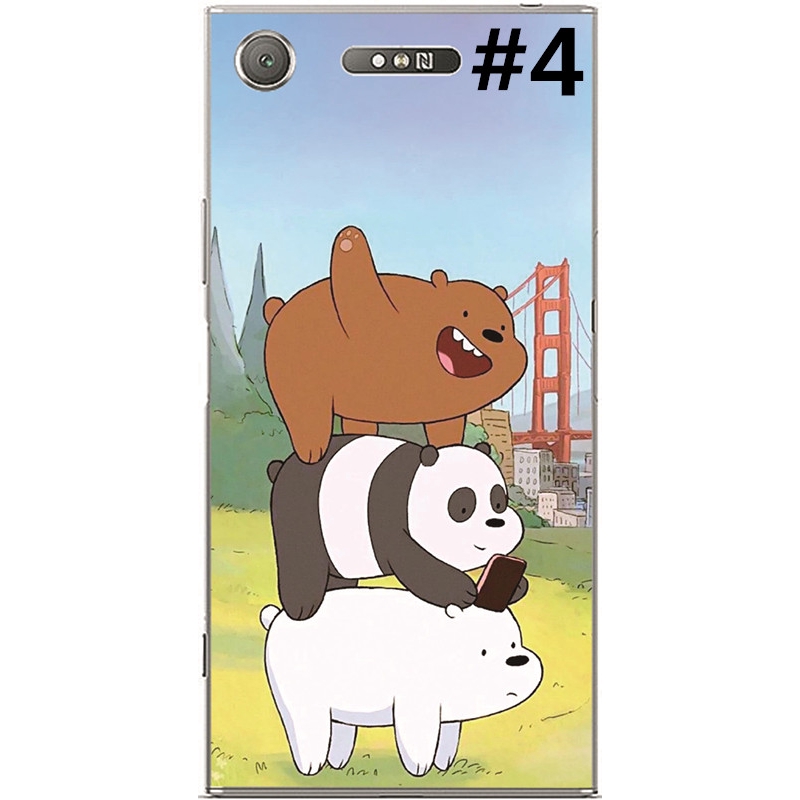 Hoạt Hình Ốp Điện Thoại Tpu Mềm Họa Tiết We Bare Bears Dễ Thương Cho Sony Xperia L1 / L2 / L3 / Xa1 / Xa Ultra / C6