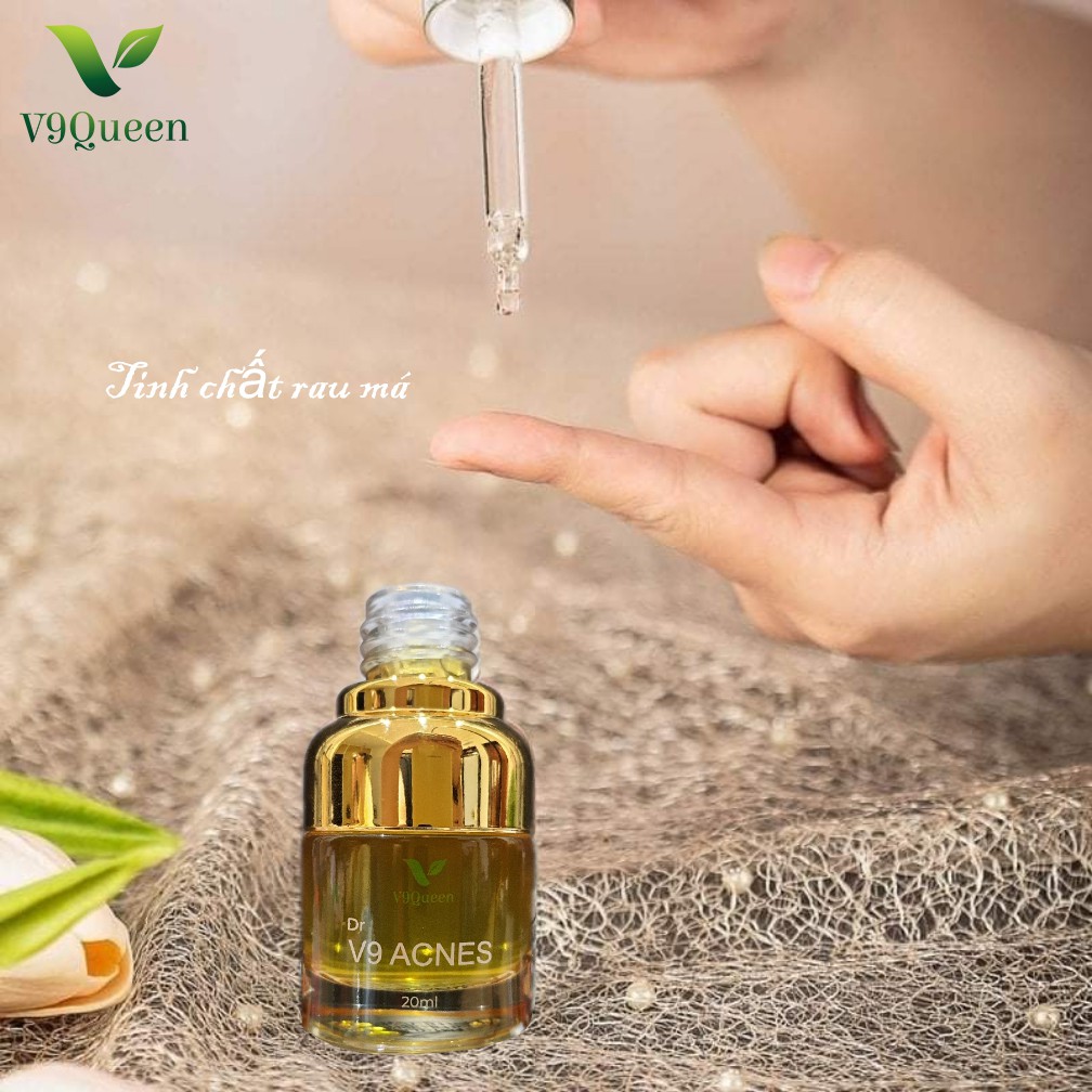 Serum TRI MUN đầu đen, mụn cám cấp tốc 5 ngay sạch mụn V9QUEEN