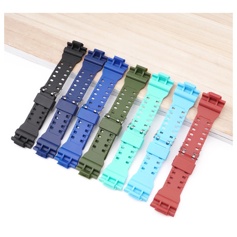 Dây Đeo Silicon 16mm Cho Đồng Hồ Casio G-SHOCK GA-100 / 110 / 140 / 200 / 400 / 700 GD-100 G-8900 GW-8900