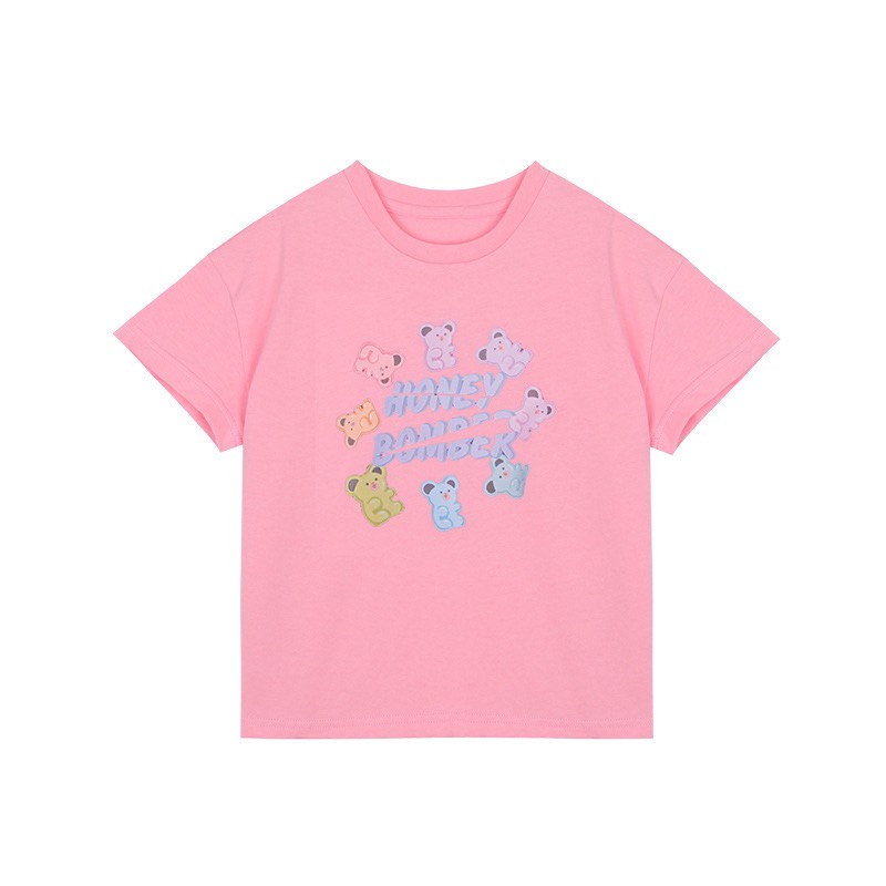 Áo bé gái (Sz 8 - 30kg)  Áo thun trẻ em nữ cộc tay chất cotton đẹp cho bé 1 - 9 tuổi họa tiết dễ thương