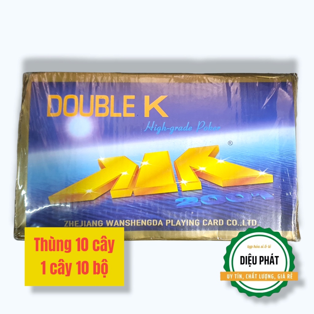 ⚡️ [Thùng 10 Lốc 100 Bộ] Bộ Bài Tây Double K 52 Lá