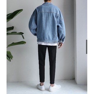Áo Khoác Bò Jean / Denim Jacket Thời Trang Nam Basic