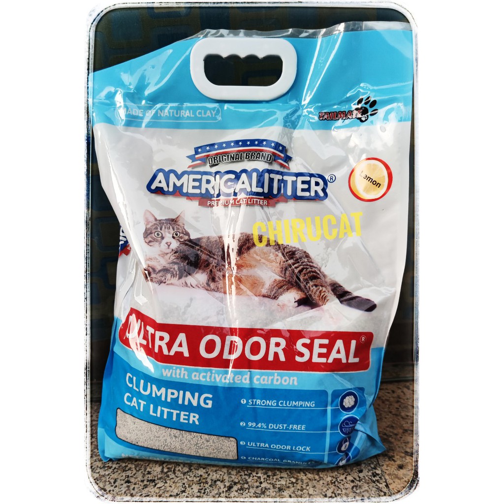 Cát vệ sinh American Litter siêu vón siêu khử mùi túi 10L