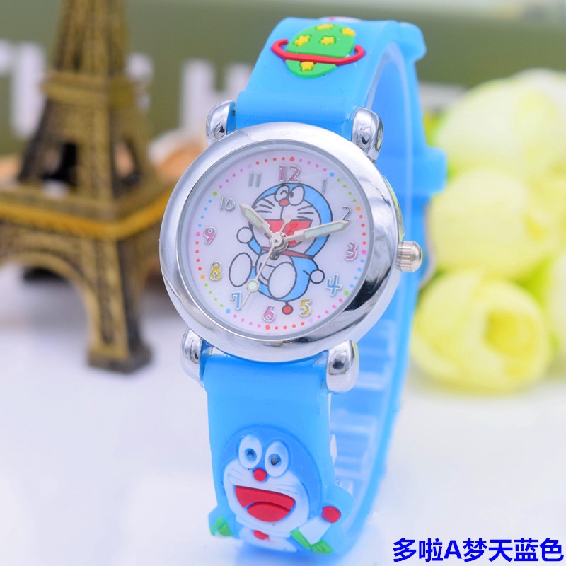 Đồng hồ đeo tay hoạ tiết Hello Kitty/công chúa Elsa đáng yêu chống nước dành cho trẻ em
