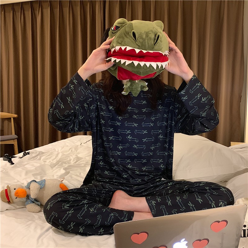 Set ulzzang đồ ngủ vải thun DN007 (có ảnh thật) | BigBuy360 - bigbuy360.vn