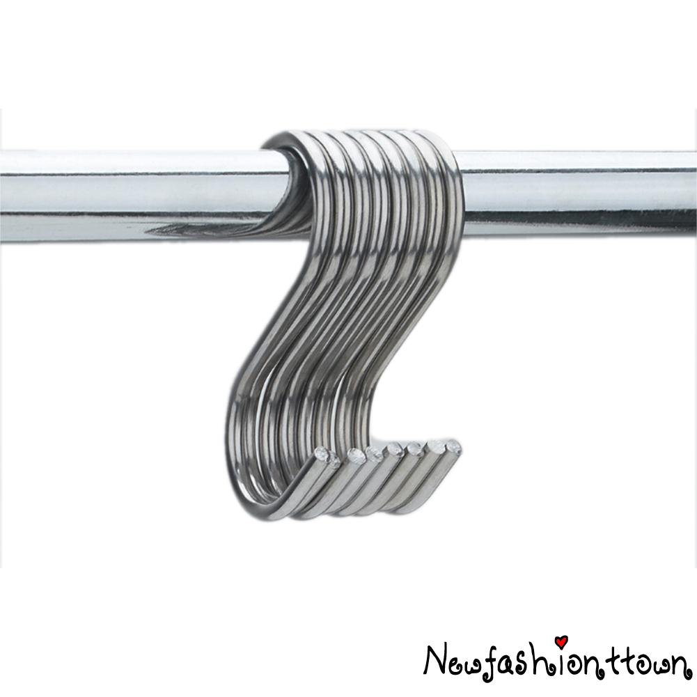 Set 10 Móc Inox Hình Chữ S Treo Đồ Đa Năng