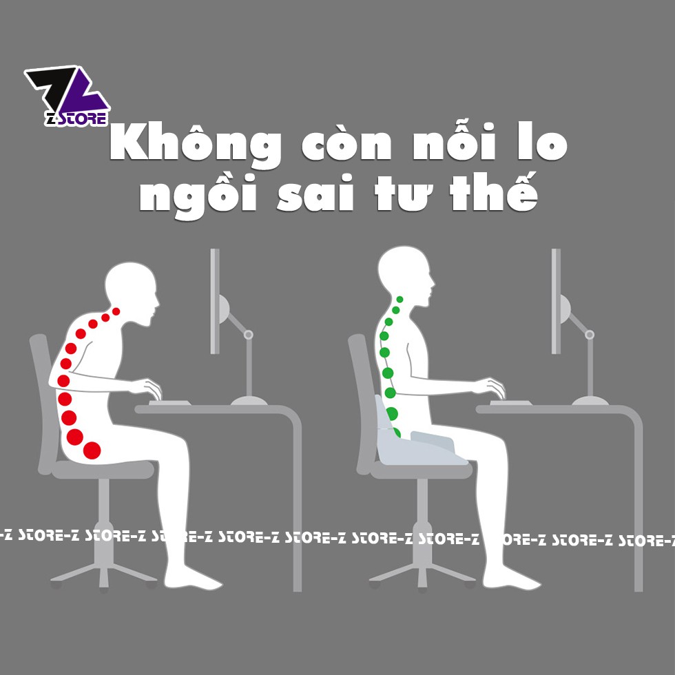 Ghế massage mini Xiaomi Momoda SX352 - massage hông - massage eo - đệm massage sửa tư thế ngồi