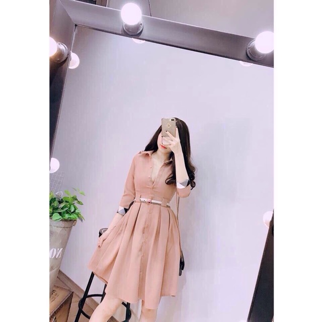 Đầm xoè BBR kèm belt