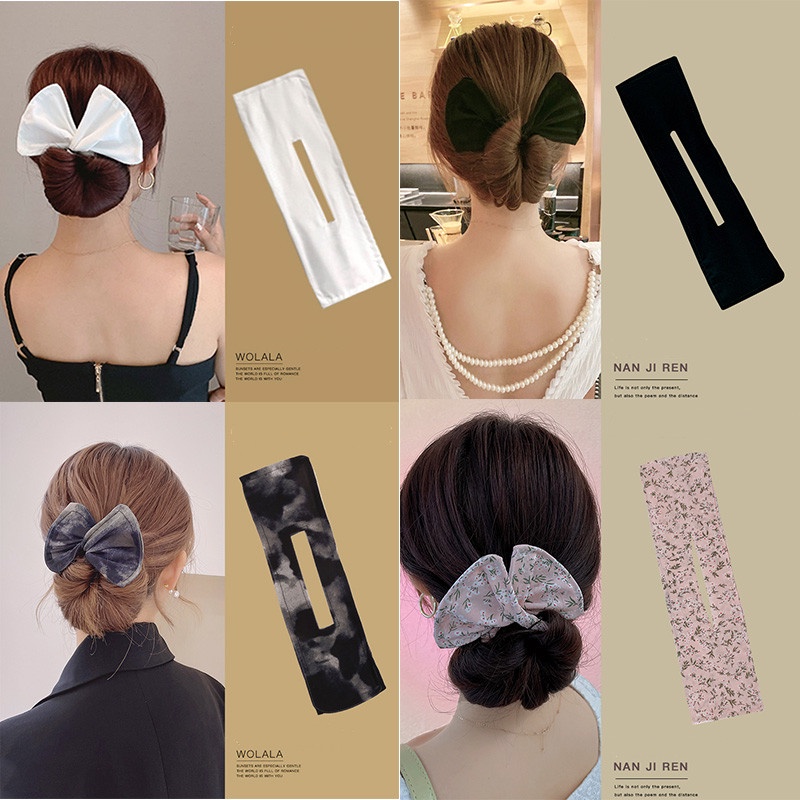 Kẹp tóc hình nơ thời trang Hàn Quốc dành cho nữ 2021