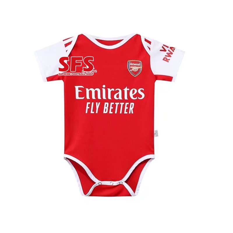Áo Liền Quần Chần Bông Cho Trẻ Sơ Sinh Từ 22-23 Tuổi Đá Banh Liverpool Arsenal Chelsea Corinthians Jersi