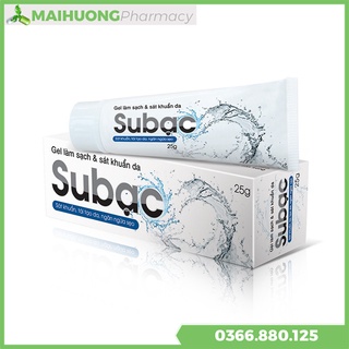 [Chính hãng ] Kem Bôi Su Bạc tuýp 25gr , Giúp làm sạch da , kháng khuẩn , chăm sóc và bảo vệ da.