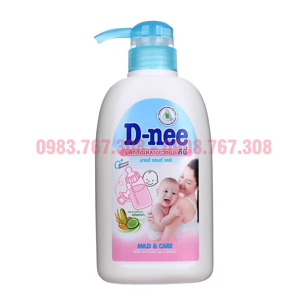 Nước Rửa Bình Sữa Và Núm Ti (Ty) Dnee 500ml (Chuẩn Hàng Thailand)