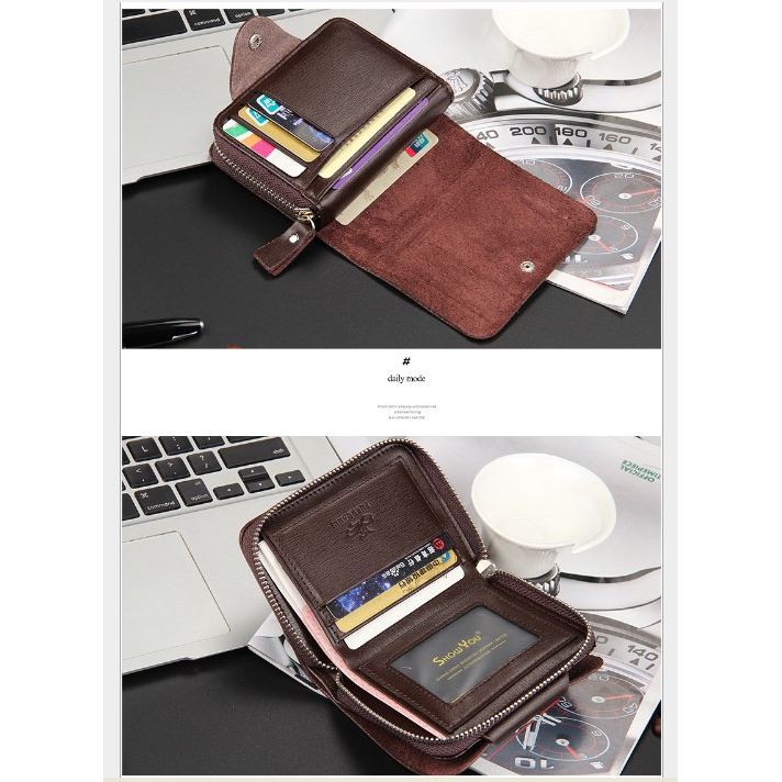 [Chính hãng kèm HỘP] Ví đựng tiền thời trang cao cấp nhỏ gọn hiện đại KDR-V069 KODOROS -Bảo hành 1 năm | BigBuy360 - bigbuy360.vn