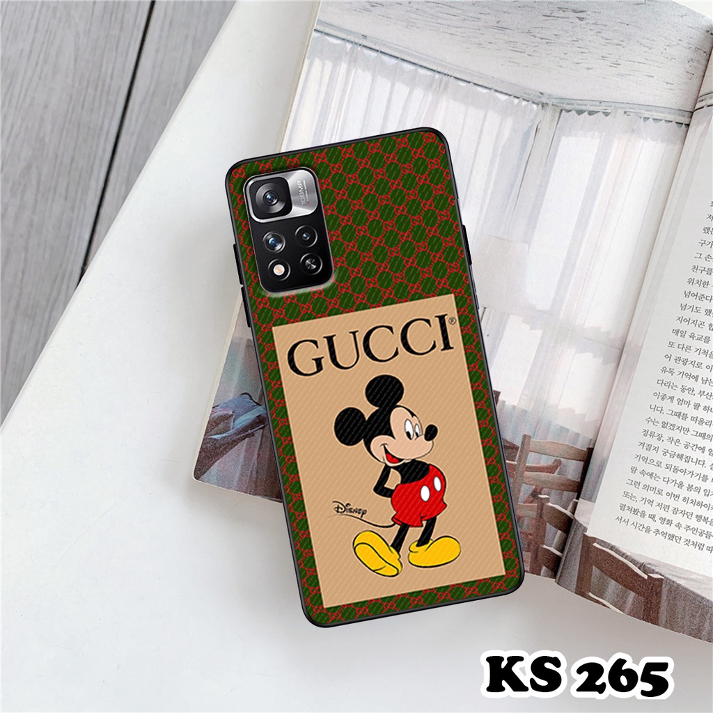 Ốp lưng Redmi Note 11 5G - Redmi Note 11 Pro 5G Bản Trung Quốc - Ốp in hình GÜÇÇÏ - lưng nhám viền TPU cao cấp