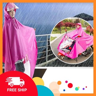 [FREE SHIP] Áo mưa có kính che mặt an toàn