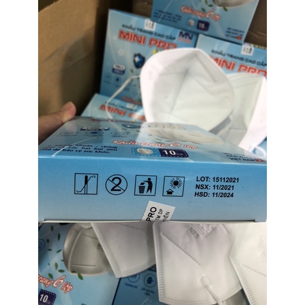 Khẩu trang N95 6 lớp MINIPRO - Hộp 10 cái