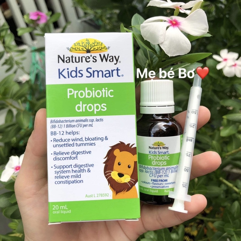 Men vi sinh Kids Smart Probiotic Nature's Way Úc 20ml