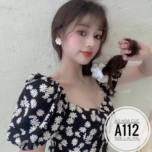 Bigsize Áo hoa cúc A112