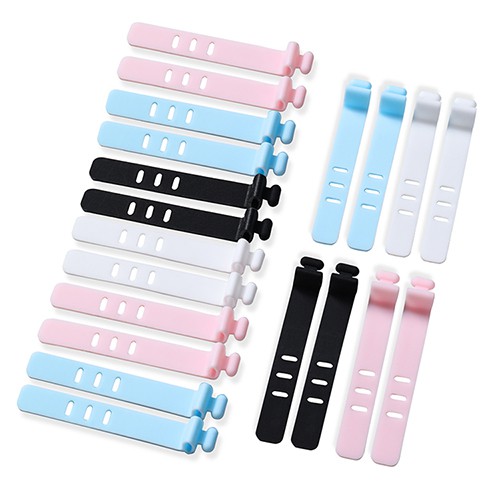 FEELING Set 5 Dụng Cụ Quấn Dây Cáp / Điện Thoại Bằng Silicon Siêu Mỏng Đa Năng