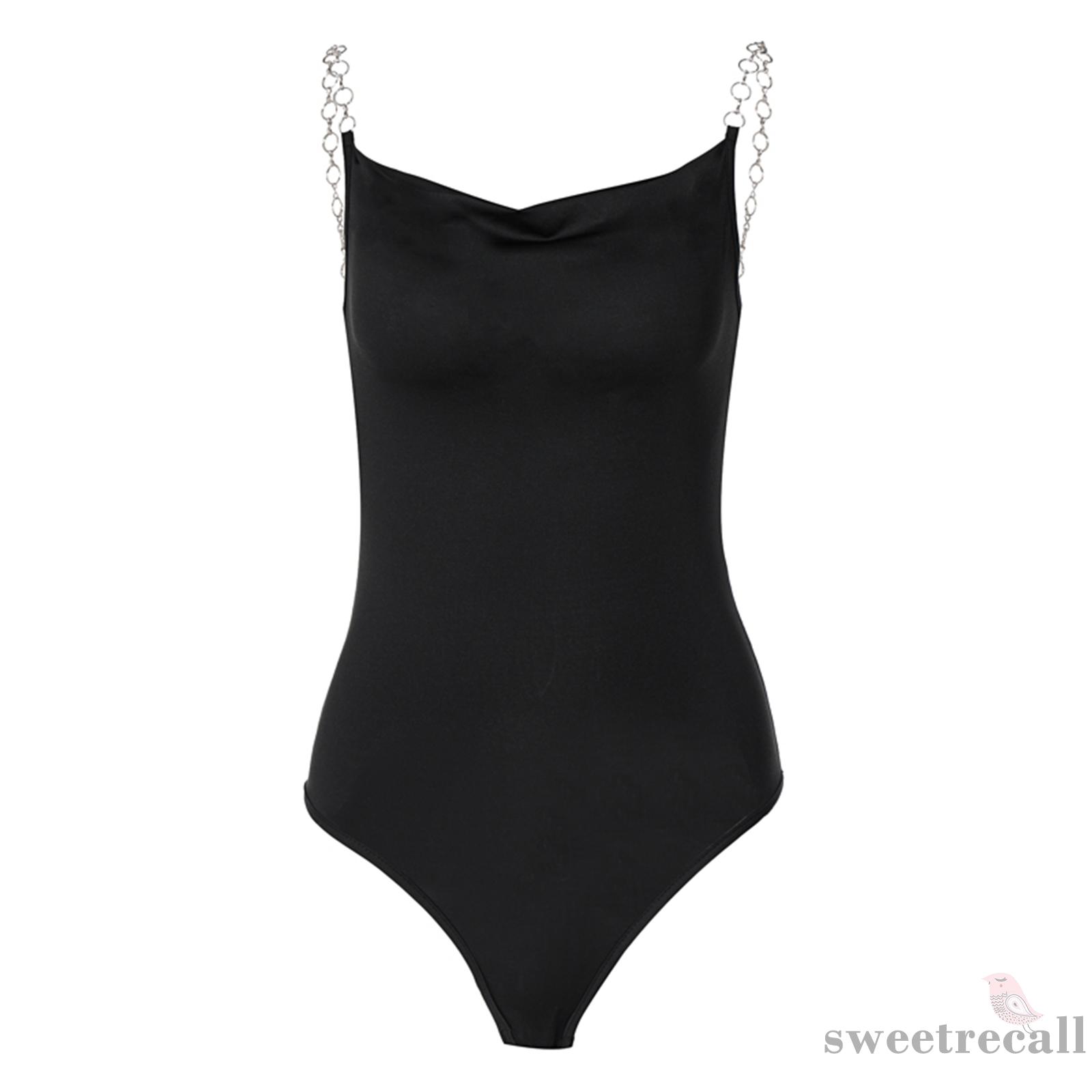 Bộ Bodysuit Dây Xích Kim Loại Gợi Cảm Cho Nữ