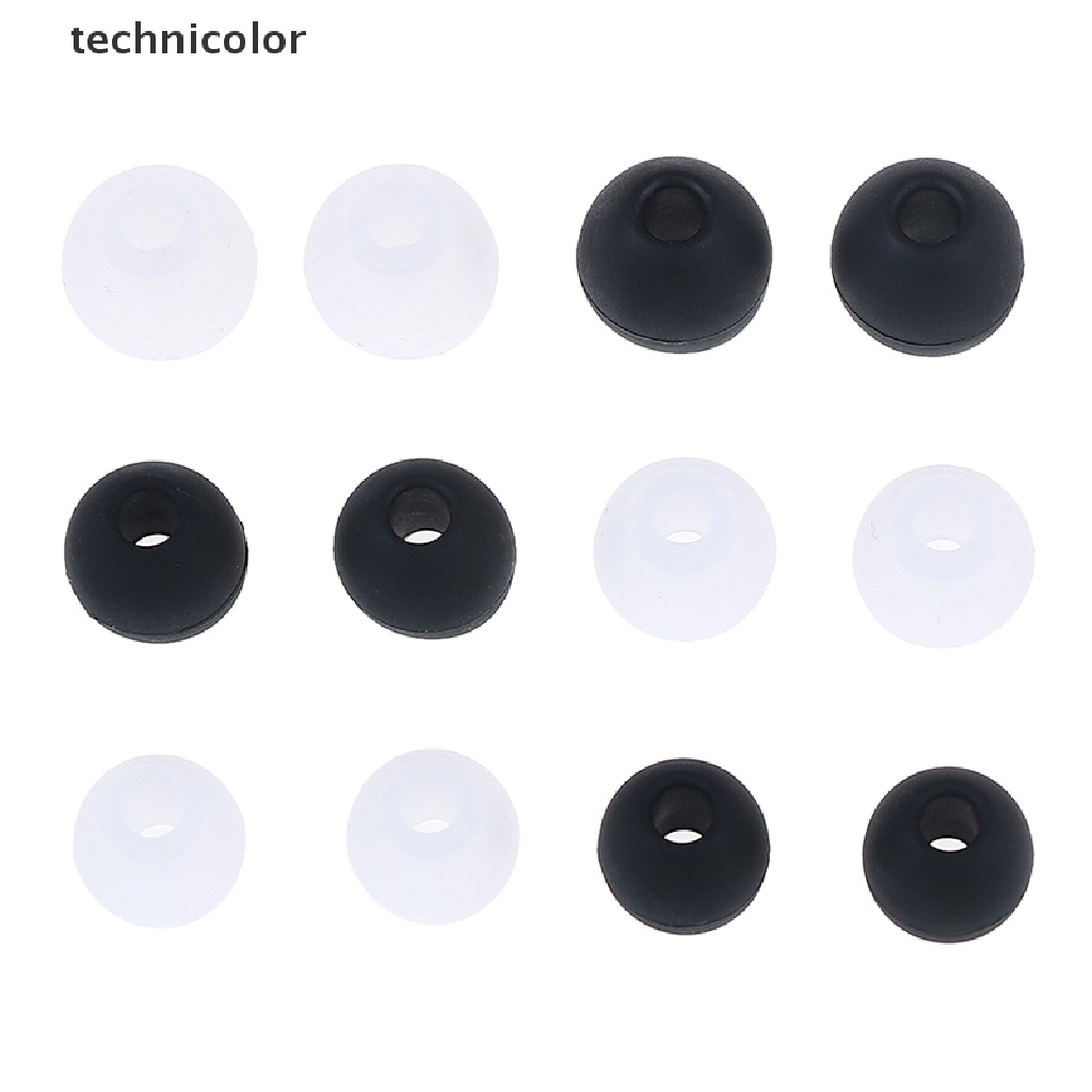 technicolor 6 Pairs/2*(S+M+L) universal in-ear earphone headphoe earbuds silicone rubber TYG