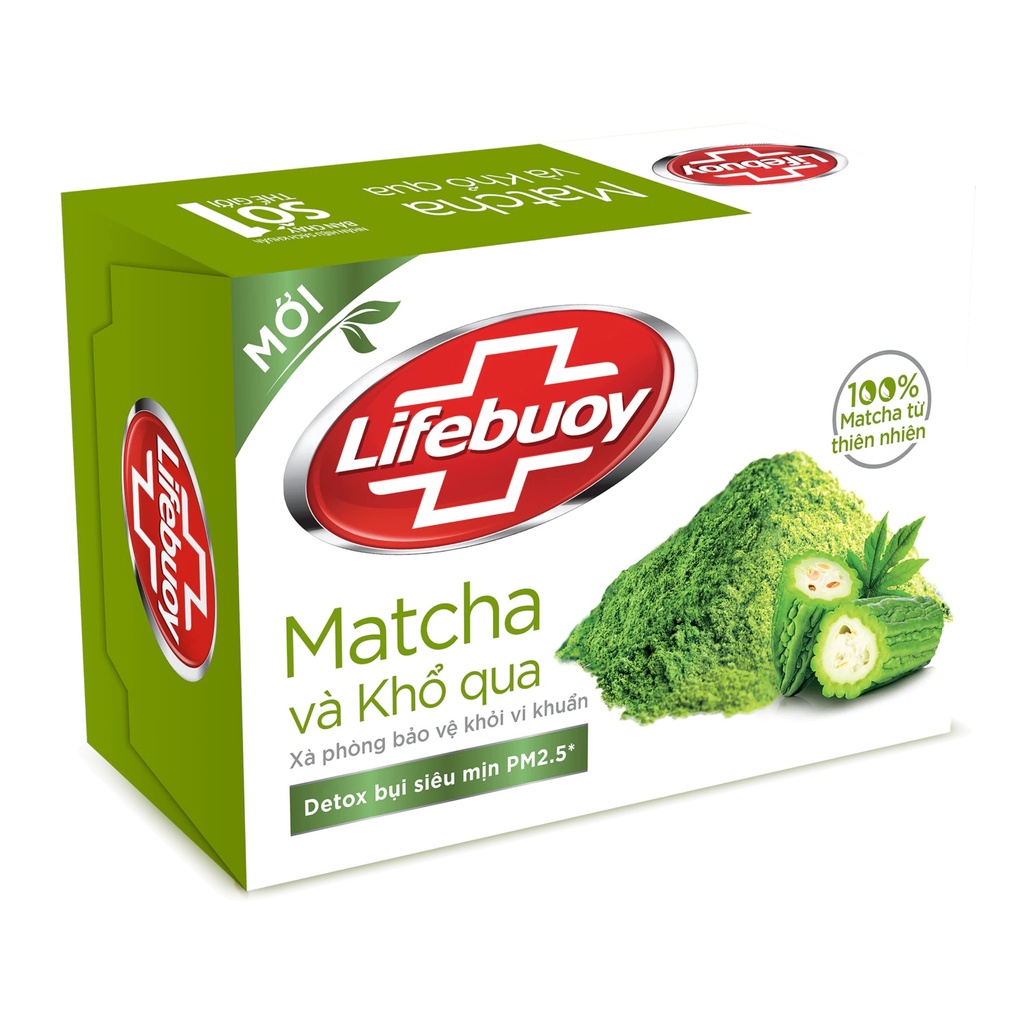 Xà Bông Cục Diệt Khuẩn Lifebuoy 90g Đỏ - Xanh Lá Khổ Qua - Xanh Chăm Sóc Da - Matcha