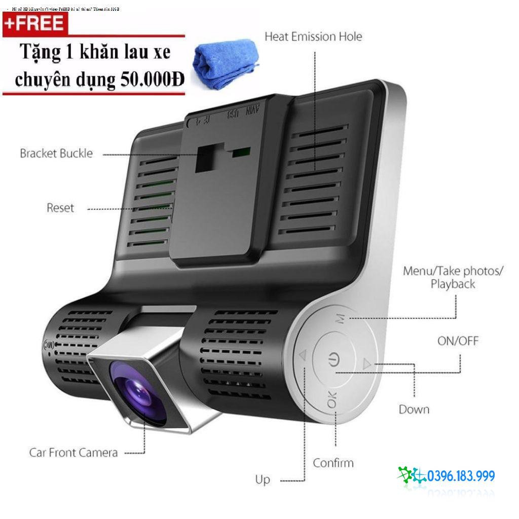CAMERA HÀNH TRÌNH 3 MẮT ĐẲNG CẤP XE HƠI bảo hành uy tín 1 đổi 1 TẶNG KHĂN LAU XE CAO CẤP | BigBuy360 - bigbuy360.vn