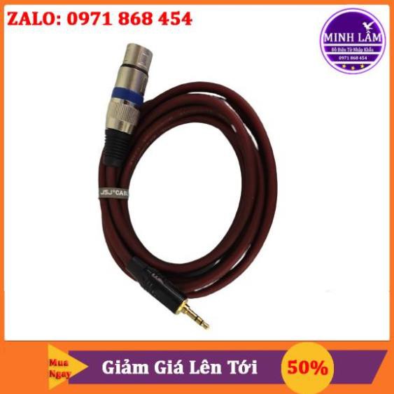 DÂY MICRO XLR - 3.5 chuyên dụng cho mic thu âm BM900, ISK AT100