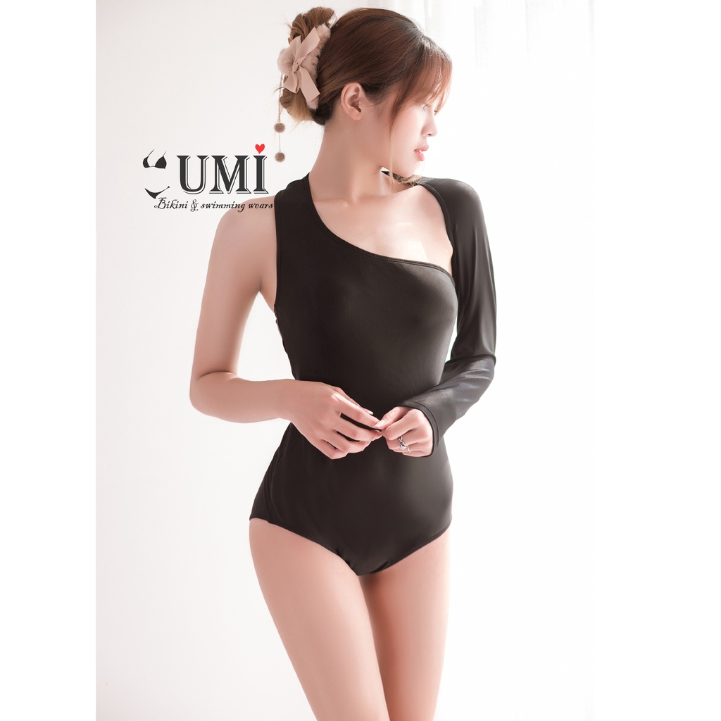 Bikini Bộ Bơi 1 mảnh Liền Thân Một Ống Tay-cực tôn dáng siu sang chảnh- BIKINISTORE Bộ Sưu Tập Đồ Bơi Nữ