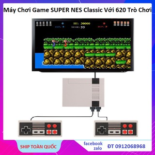 Mua Máy Chơi Game Cổ Điển  Máy Chơi Game Mini 620 Trò Tặng 2 Bộ Tay Game Cho 2 Người SUPER NES Classic