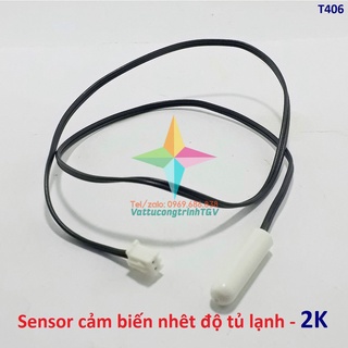 [Mã ELHA22 giảm 5% đơn 300K] Sensor cảm biến nhêt độ 2K cho tủ lạnh Đen
