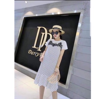 Váy bầu sành điệu dáng suông chất lụa mát mùa hè đầm bầu đẹp