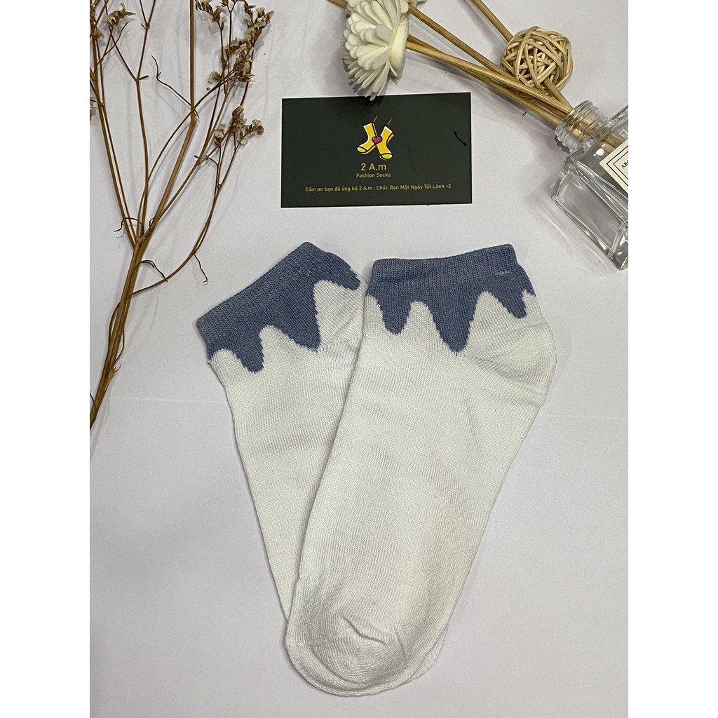 Tất Vớ Cổ Ngắn Nữ Họa Tiết Caro Thời Trang Noel Unisex Style Hàn Quốc