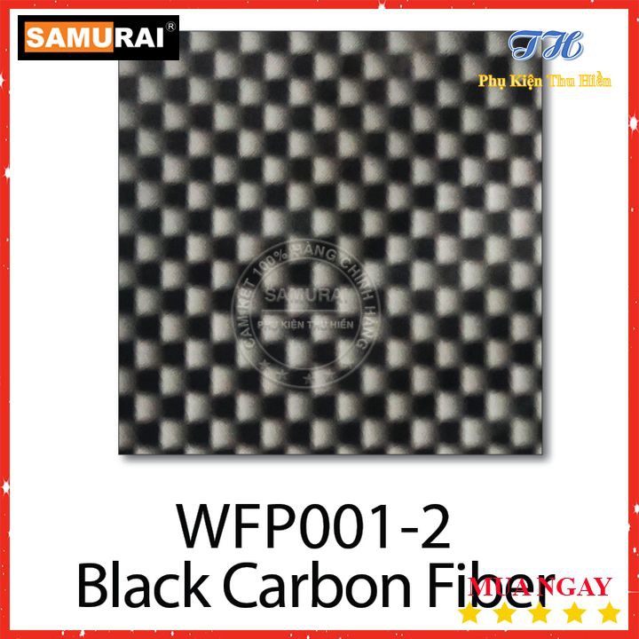 Cuộn Film Chuyển Nước Samurai Màu Carbon Đen - Mã WFP001-2   ( Lưu Ý Phải Dùng Chung Với Chai WF05)