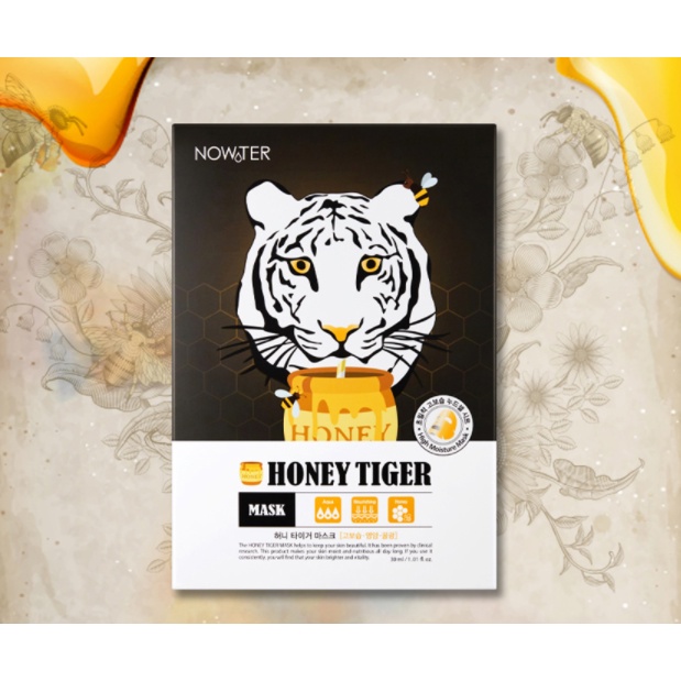 [Hàng mới về] 10 Mặt nạ hổ NOWATER Vita Tiger/ Honey Tiger/ Cica Arbutin