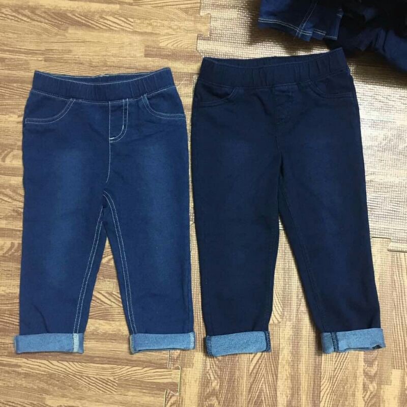 Quần Legging giả jean cho bé