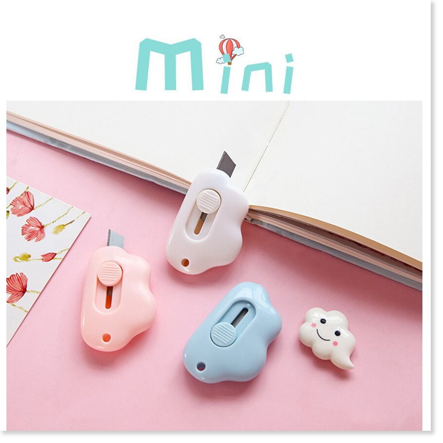 Dao Cắt Giấy GIGAHOME Dao Rọc Giấy Mini Cute Hình Đám Mây Dễ Thương Học Sinh Văn Phòng 9448