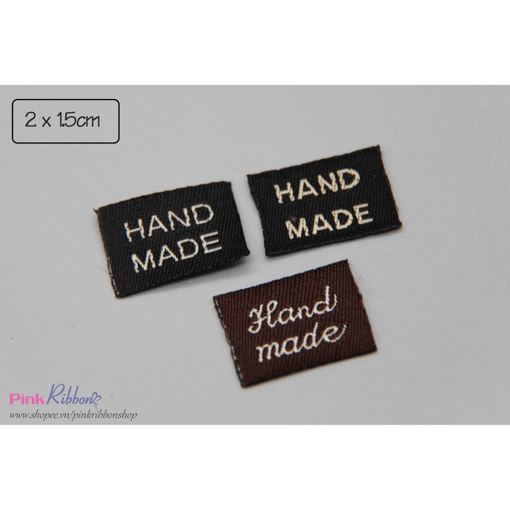 [Túi 20c] Mác handmade ngắn làm phụ liệu may mặc