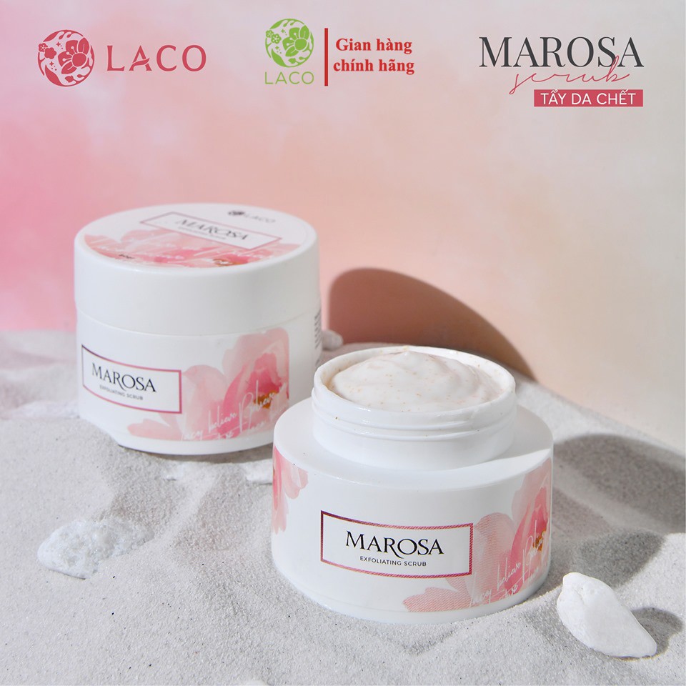 Tẩy tế bào chết -Tẩy da chết Laco Marosa hữu cơ chiết xuất thiên nhiên làm sạch sâu ngăn ngừa mụn giảm viêm lỗ chân lông | BigBuy360 - bigbuy360.vn